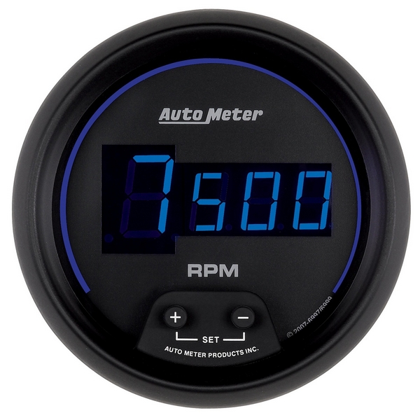 3-3/8" IN-DASH TACHOMETER, 0-10,000 RPM, COBALT DIGITAL